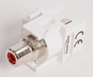 86305 KEYSTONE MODUL CINCHBUCHSE > CINCHBUCHSE ROT