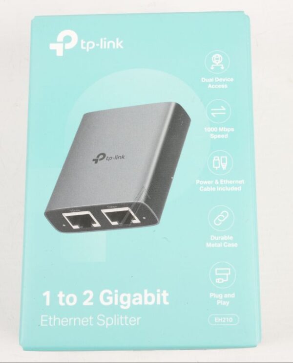 EH210 TP-LINK EH210 1 ZU 2 GIGABIT INTERNET-SPLITTER