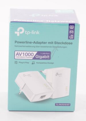 TL-PA7019 KIT(DE) TP-LINK TL-PA7019 KIT(DE) AV1000 GIGABIT POWERLINE STARTER KIT