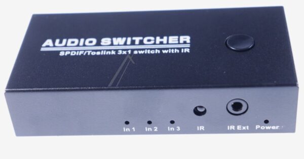 TOSLINK AUDIO UMSCHALTER /  SIGNALUMSCHALTER - 3 EIN /  1 AUS