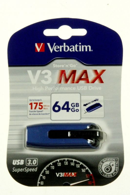49807 USB DRIVE 3.0 64GB STORE N GO V3 MAX