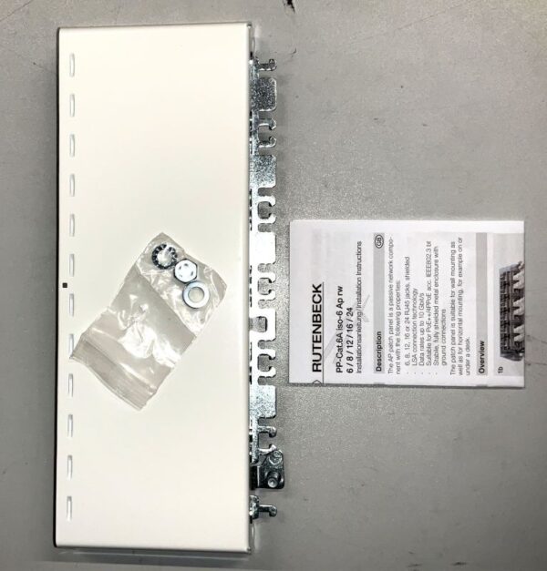 23611112 PATCHPANEL CAT.6A 12-FACH TISCH-/ WANDMONTAGE