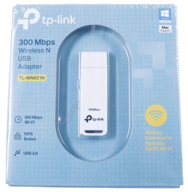 TL-WN821N WLAN USB-STICK 2,4GHZ,  USB2.0, 300MBIT/ S