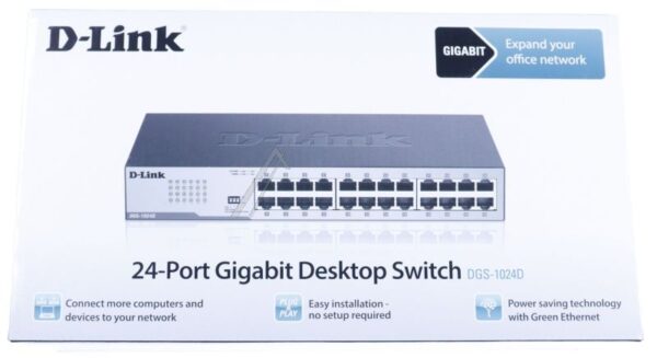 DGS-1024D/ E D-LINK SWITCH 1000T 24P D-LINK DGS-1024D (DESK)