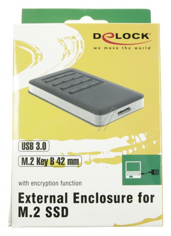 42594 EXTERNES GEHÄUSE M.2 KEY B 42MM SSD > USB 3.0 TYP MICRO-B