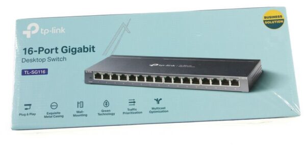 TL-SG116 GIGABIT ETHERNET SWITCH,  16 PORT