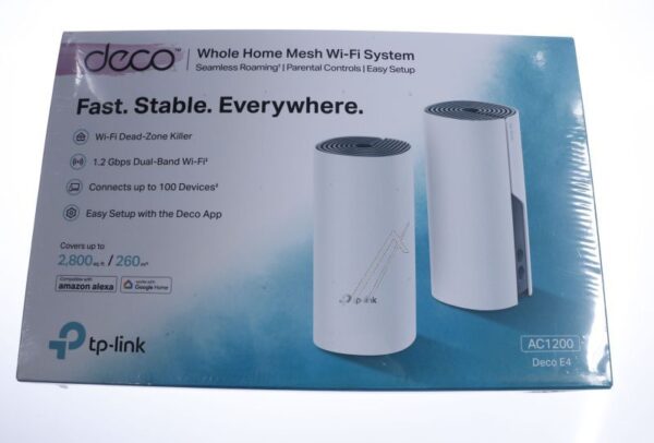 AC1200 DECO E4 MESH WLAN-HEIMNETZWERK 2ER SET