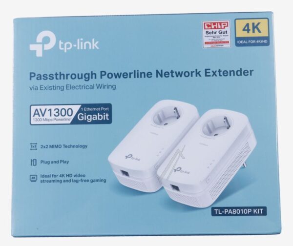 AV1300 TL-PA8010P KIT POWERLINE-ADAPTER,  1300MBIT/ S,  STECKDOSE,  SET