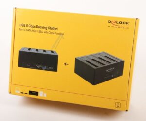 64063 USB-3.0-DOCKINGSTATION FÜR 4 × SATA-HDD,  SSD