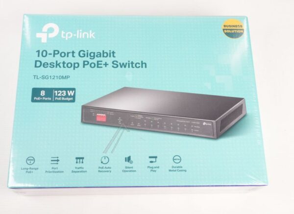 TL-SG1210MP 10-PORT GIGABIT DESKTOP SWITCH MIT 8-PORT POE