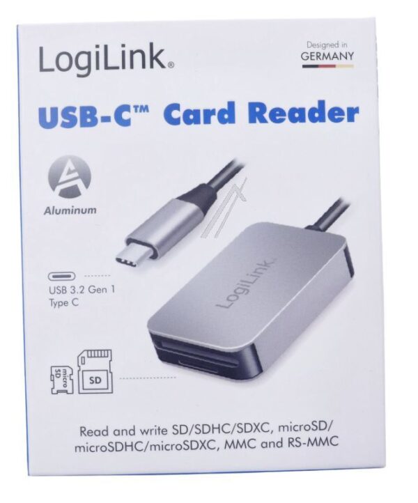 CR0050 ČITAČ KARTICA,  USB-C 3.2 GEN1, SD-KARTICE /  MICROSD-KARTICE,  ALUMINIUM