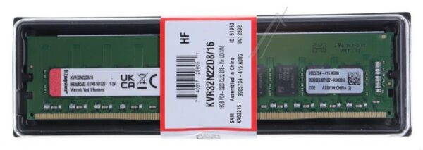 KVR32N22D8/ 16 DDR4-3200 16GB CL22
