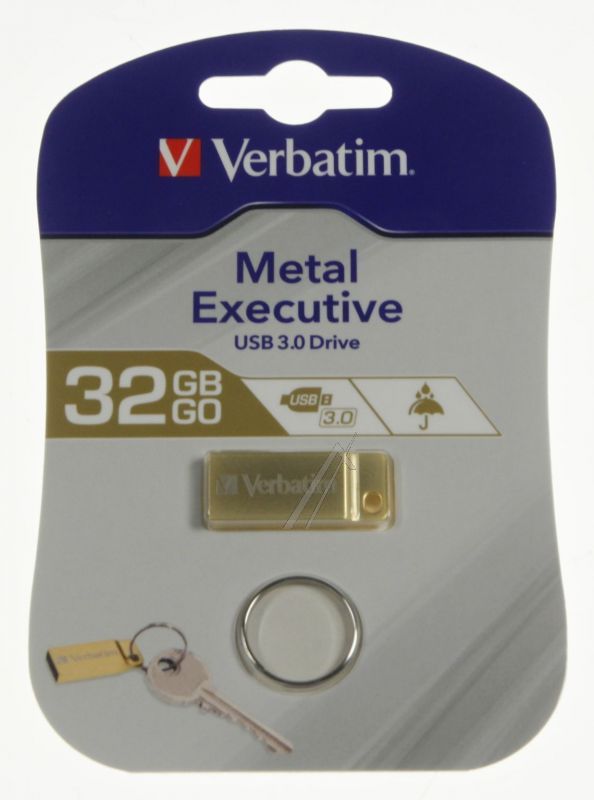 32GB 99105 METAL EXECUTIVE GOLD USB 3.0 DRIVE 32GB