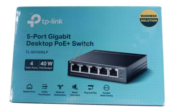 TL-SG1005LP 5-PORT GIGABIT DESKTOP SWITCH MIT 4-PORT POE