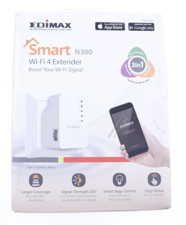 N300 EW-7438RPNMINI WLAN MINI REPEATER,  ACCESSPOINT,  BRIDGE,  300MBIT