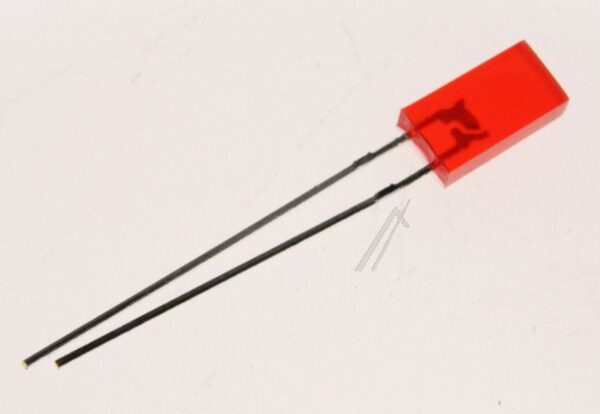 LED-5X2MM HLMP-S100 ROT RECHTECKIG,  1,6V-2,2V 110° ULTRAROT