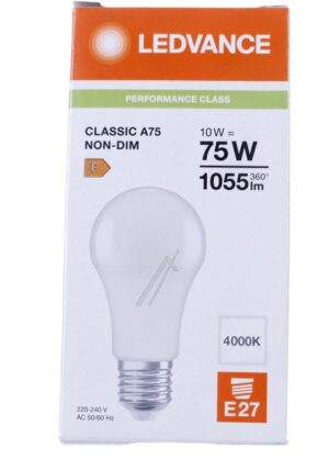 LED CLA75 10W 8 CLASSIC A P 10W 840 FR E27