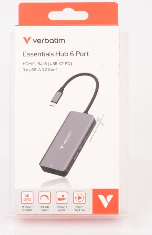 32157 USB-C HUB 5-IN-1: 3XUSB-A 3.2 GEN 1, HDMI,  LAN (RJ45)