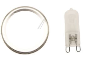 10044823 HALOGENLAMPE LAMPEN-REPARATUR-SET MIT METALLRINGDICHTUNG,  SOCKEL G9, 27W,  230V,  OPTIMALE HALOGENZUSAMMENSETZUNG FÜR HOHE