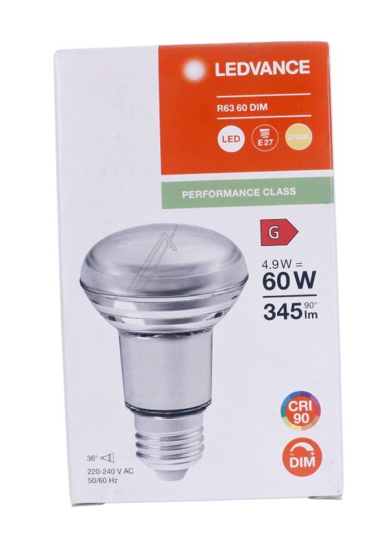 LED R636036 DIM LED R63 DIM P 4.9W 927 E14