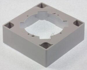 TZU 1-00 TZU00100 AUFPUTZRAHMEN FÜR EINTEILIGE ABDECKUNGEN MASSE 80×80MM