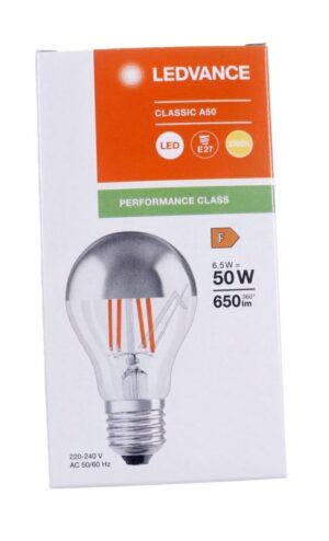 AC452100155 LEDCLA50MIR S 6.5W FILAMENT LED-LAMPE MULTI-LED S 6,5W 827 230V