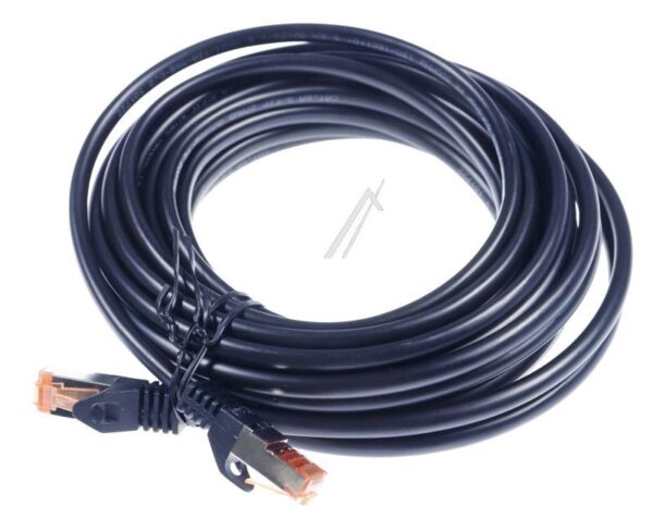 OUTDOOR-PATCHKABEL CAT6A,  RJ45, S/ FTP,  SCHWARZ,  7,5M