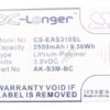 3,8V-2500MAH LI-POLYMER TELEFONAKKU ALTERNATIV FÜR EMPORIA