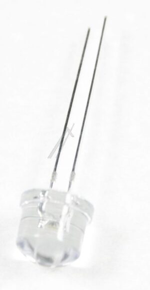 LED-8MM KLAR WARMWEISS,  3,1V 100° 2180MCD -ROHS-