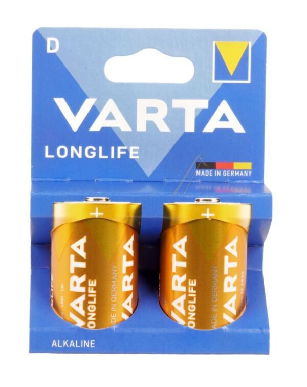 LR20 4120101422 VARTA LONGLIFE D/ MONO 2ER BLISTER