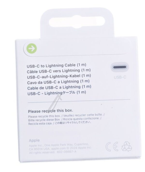 MUQ93ZM/ A USB-C NA LIGHTNING KABL (1M)