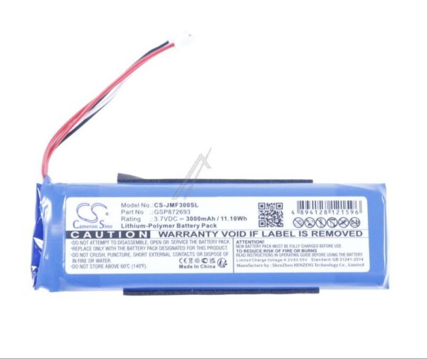 3,7V-3000MAH LI-POLYMER LAUTSPRECHERAKKU FÜR JBL FLIP 3 MIT 5 ANSCHLUSSKABELN