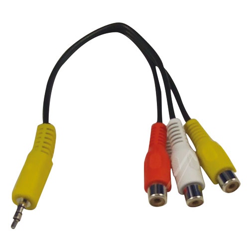 30069713 KABEL STEREO AUF RCA 15CM R/ Y/ W PAH