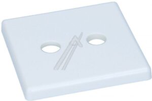 GUZ 400 00610402 DECKEL FÜR 2-LOCH DOSE,  REINWEISS,  80X80MM