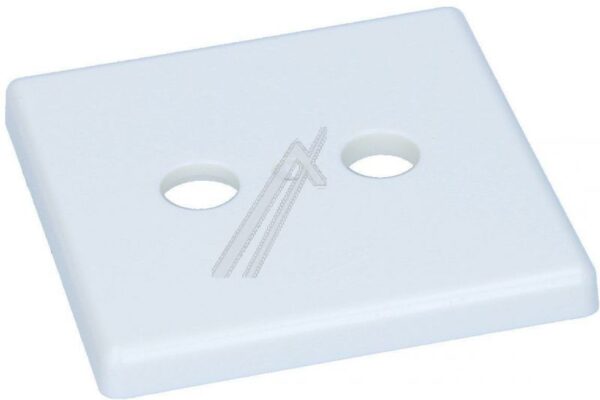 GUZ 400 00610402 DECKEL FÜR 2-LOCH DOSE,  REINWEISS,  80X80MM