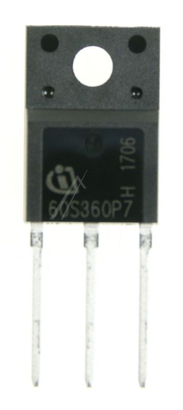 60S360P7 IPAW60R360P7SXKSA1 N-KANAL MOSFET,  650V 9A,  TO-220F