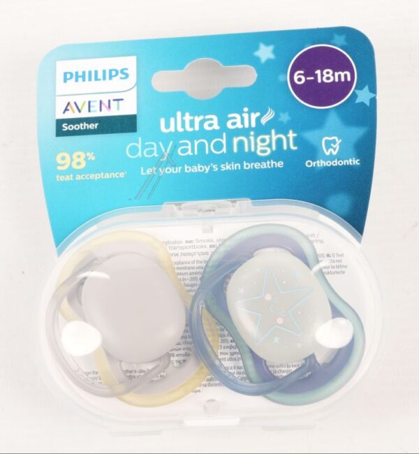 884008570010 SCF085/ 70 PHILIPS AVENT ULTRA AIR TAG UND NACHT SCHNULLER