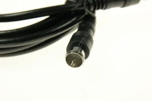 F-QUICK-ANSCHLUSSKABEL 2,5M CLASS A GERADE SCHWARZ