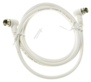 F-ANSCHLUSSKABEL 1,5M CLASS A WINKEL/ WINKEL WEISS