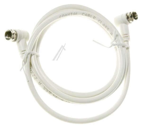 F-ANSCHLUSSKABEL 1,5M CLASS A WINKEL/ WINKEL WEISS