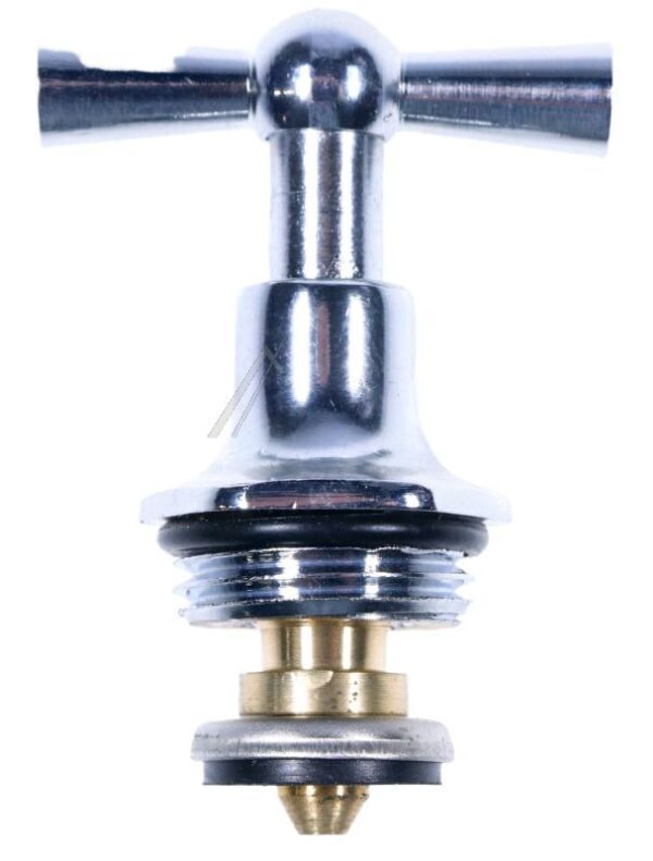454212 KNEBELGRIFF-OBERTEIL 1/ 2" MESSING POLIERT VERCHROMT