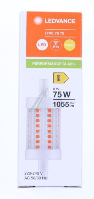 LED LINE78 75 8 LED LINE R7S P 9W 827 R7S