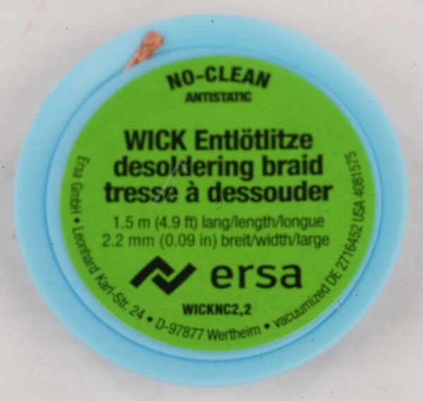 0WICKNC2.2/ SB ENTLÖTLITZE 2,2MM SKINVERPACKUNG