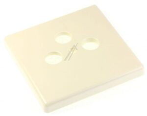 GUZ 45 00610450 DECKEL FÜR 3-LOCH DOSE,  ELEKTROWEISS,  80X80MM