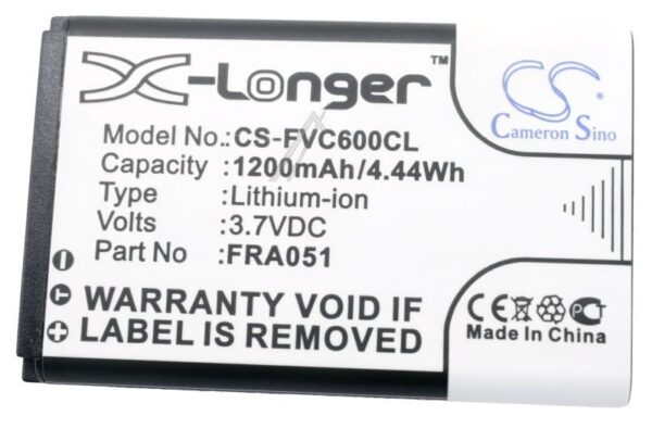 3,7V-1200MAH LI-ION TELEFONAKKU ALTERNATIV FÜR FRITZ!FON