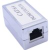 RJ45 VERBINDER,  2X BUCHSE,  VOLLGESCHIRMT,  CAT6A