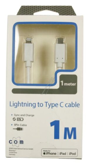 KABL LIGHTNING - USB-C / DAT A KABL 1M,  BELI,  SA MFI LICNOM