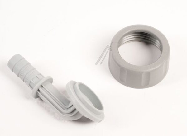 5100 OHA WINKEL-KONDENSATANSCHLUSS 10MM 3/ 8",  GRAU MIT MUTTER UND DICHTUNG