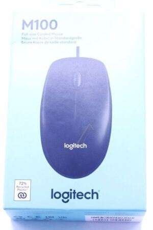 910-006652 LOGITECH MAUS M100 - SCHWARZ - EMEA