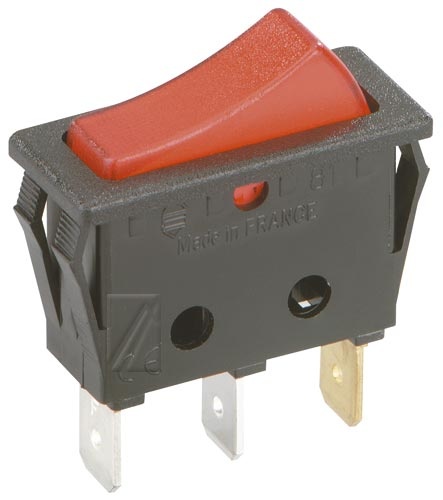 3652-813.22 WIPPENSCHALTER 1-POL BELEUCHTET 16A/ 250V 11X30
